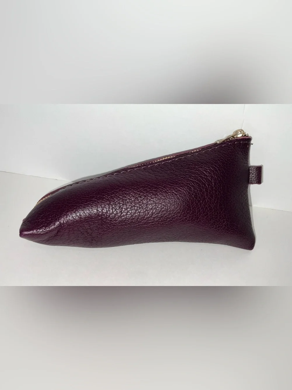 Portland Leather Alpine Pouch in Plum-NEW